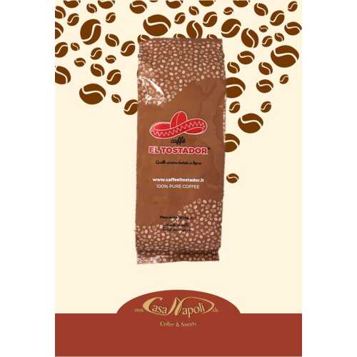 Intenso - 100% Robusta - Holzröstung - Kaffee in Bohnen - 1 Kilogramm - El Tostador Caffe - MHD 31-10-2024