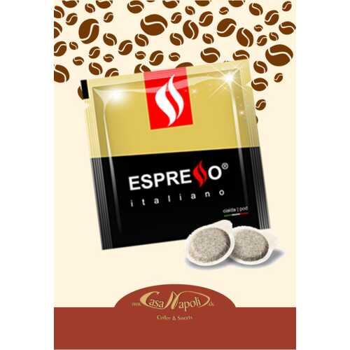 Gold (Oro) - Delizioso - 60% Arabica und 40% Robusta - Cialde - Pads - 150 Stück - Espresso Caffe - MHD 30-04-2024
